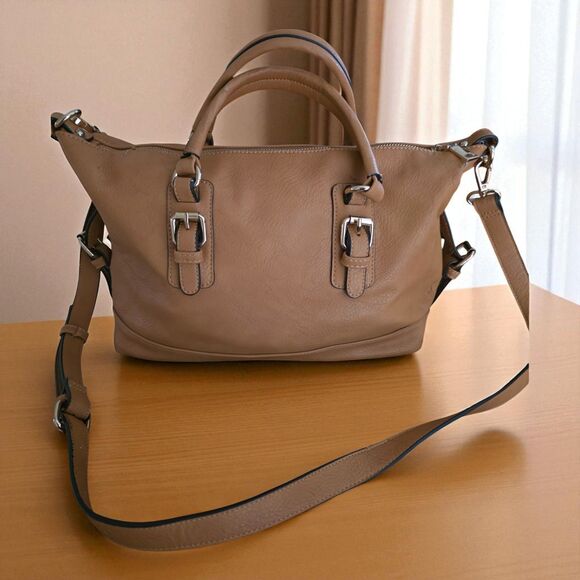 Urban Expressions Women’s Handbag – Light Brown, Spacious Interior, Straps - Picture 2 of 10